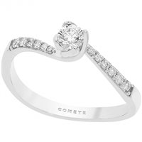 Ringe Comete Dame in Weißgold Diamante ANB2387